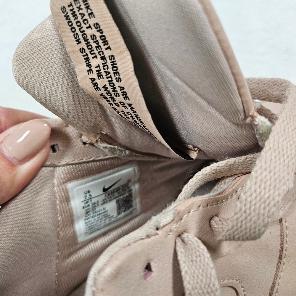 Nike Air Force 1 AF1 Pixel Particle Beige Sneakers CK6649-200 Womens Size 7 1/2 - Picture 9 of 10